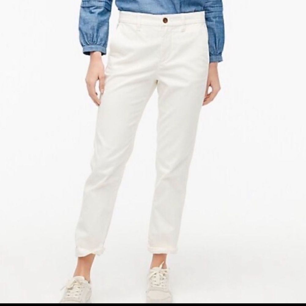 J Crew Vintage Straight Chinos in Eggshell size 27- excellent condition!